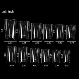 Fcozpjk Duck Nails Tips, 120Pcs Clear Short Duck Feet Nail Tips, Soft Nail Tips for Acrylic Nails Professional, Half Cover Duck Tips, Y2K Press On Nails, Nail Salon Supplies