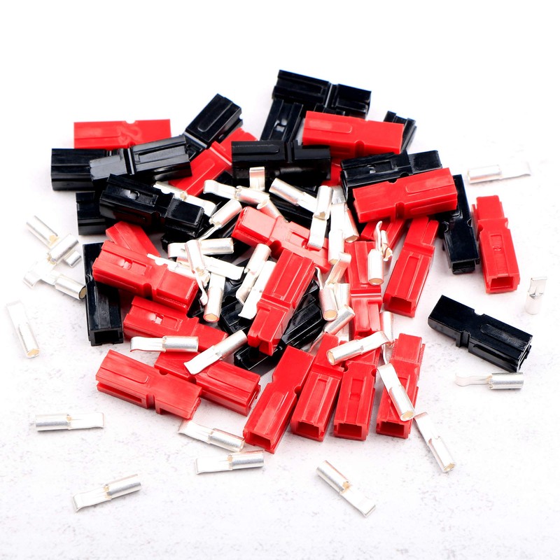 20 Pair 30AMP Quick Disconnect Power Terminals Connectors, Red Black