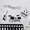 Lambs & Ivy Rock Star Musical Instruments Wall Decals/Stickers -