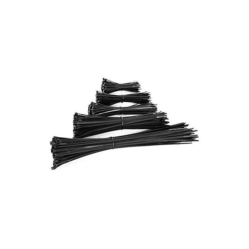 EXCALIBUR - 100 Pack - Heavy Duty Black Cable Tie