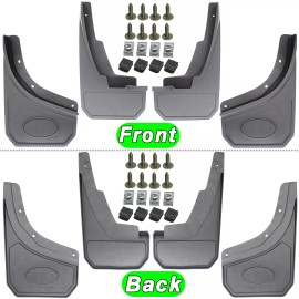 Xukey FRONT REAR MUD FLAPS MUDGUARDS FOR LAND ROVER DEFENDER L663 90 110 130 2020 +
