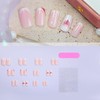 Press on Nails Medium Coffin Square French Tip Simple with