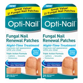 Dos Pegatinas Renovadoras De Uñas Para Hongos Opti-nail 21