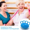 Hand Exerciser Finger Grip Ball Massage Squeeze Stress Strength Trainer