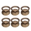 10Pcs Drawer Handles Premium Brass Durable Rustproof Vintage Style Antique