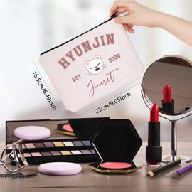 Korean Pop Gift K-Pop Group Merch Kpop Boys Group Est 2000 Jiniret Makeup Bag K-Pop Music Lover Gift (Jiniret Bag EU)