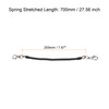 [PATIKIL] 2PCS 200mm Retractable Coil Spring Keychain with Lobster Clasp