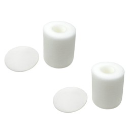 HQRP 2-Pack Foam and Felt Filter Kit Compatible with Shark Rotator Pro Lift-Away DuoClean ZU780 ZU782 ZU785 NV500 series Upright Vac Vacuum Cleaner, Replacement for XFF500