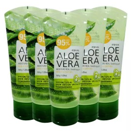 Fruit Kingdom 과일나라 알로에 수딩젤 150gx5개 / 알로에베라95% Fruit Country Aloe Soothing Gel 150g x 5 pieces / Aloe Vera 95%
