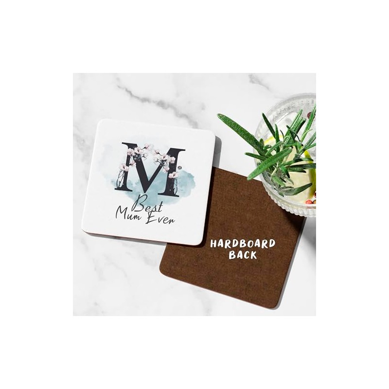 To The Best Mum Ever M Mum Coaster Cute Mum