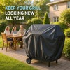 SUNLIFER BBQ Cover for Outdoor Grill：Waterproof Rip-Proof UV and Fade