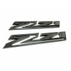 OEM 2pcs 2019-2023 Chevy Silverado Z71 Emblem OEM Fender Gloss