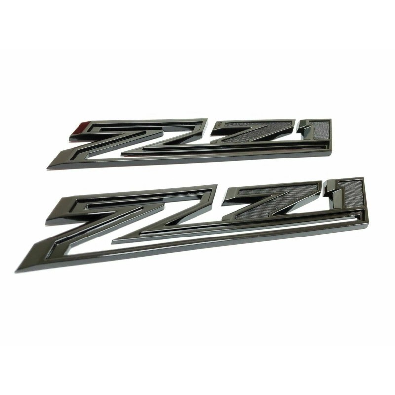 OEM 2pcs 2019-2023 Chevy Silverado Z71 Emblem OEM Fender Gloss