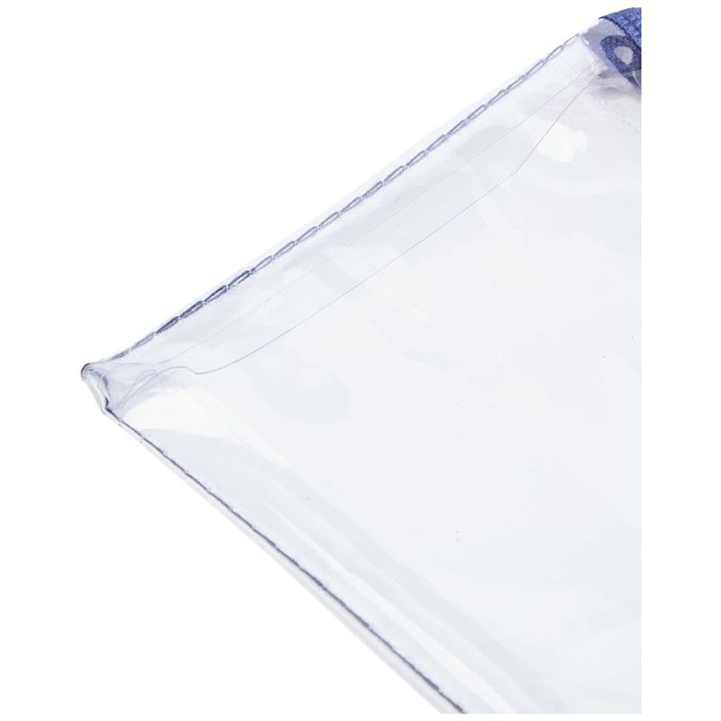 Helix Oxford 8 inch Clear Pencil Case