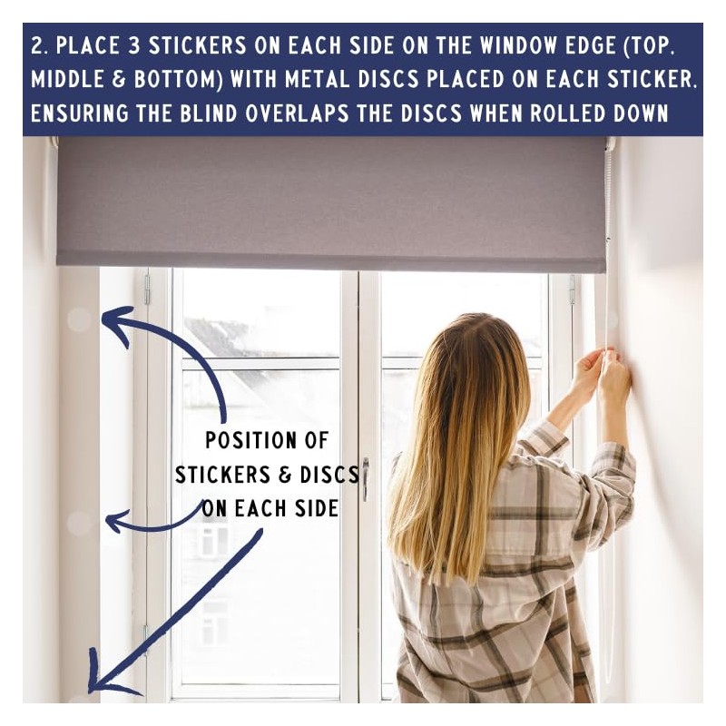 Light Blocker Solution for Blackout Blinds or Curtains - Stop