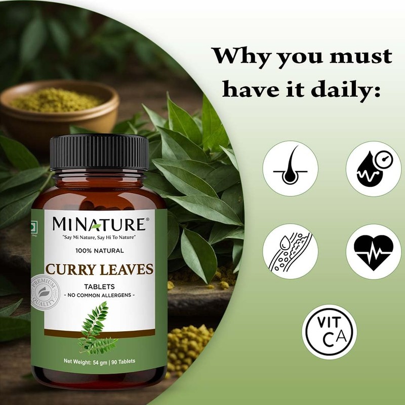 mi Nature Curry Leaves Tablet (Murraya koenigii) | Pure &