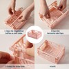 Lucywey Pack of 6 Folding Boxes, Plastic Folding Baskets, 15