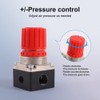 Air Compressor Pressure Regulator Pneumatic Pressure Regulator 1/4 ", Pressure
