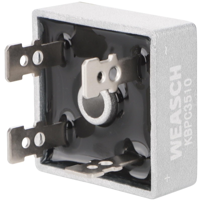 Weasch Bridge Rectifier Diode, KBPC3510, AC to DC, 1000V 35A,
