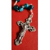 CHRISTIAN CATHOLIC ROSARY BLUE COLOR 8 mm
