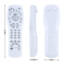 TCNOUMT New Remote Control Suitible for Bose 321 321GS 3·2·1 GS Media Center Series I, II, III Audio Receiver Speakers, White