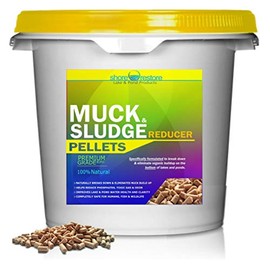 ShoreRestore - Eco Friendly MUCK SILT Sludge Digester Pellets Bacteria Enzymes Reduce Control Organic Build-up in Lake and Pond (10 lb Pail)
