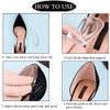 MerrQchang 16Pcs Clear Heel Grips Shoes Too Big Set Heel