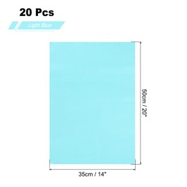 MECCANIXITY 20 Sheets Wrapping Tissue Paper, Glitter Tissue Paper for Gift Bags 14 x 20 Inch Sparkle Tissue Paper for Gift Wrapping, DIY Crafts, Packing, Light Blue