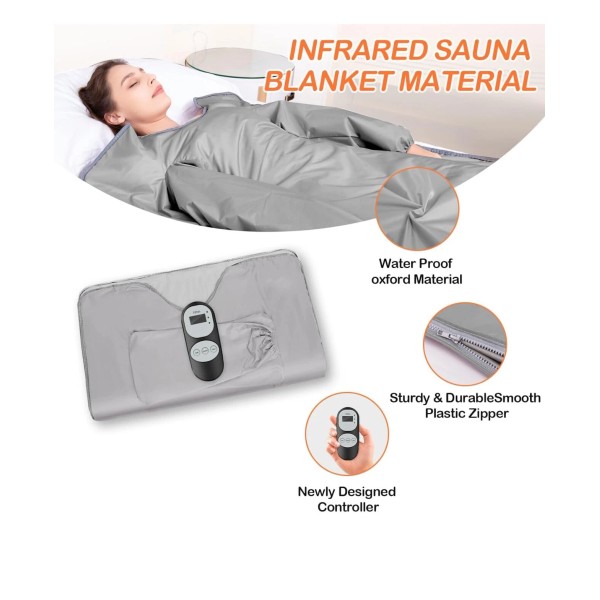 Mooawa infrared Sauna Blanket For Detoxification Portable Far Infrared Blanket