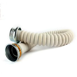 40mm Respirator Hose Tube Pipe Assembly Universal Thread Extension Hose, White 20 inch 1PC