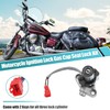 X AUTOHAUX 1 Set Motorcycle Ignition Switch Cylinder Fuel Gas