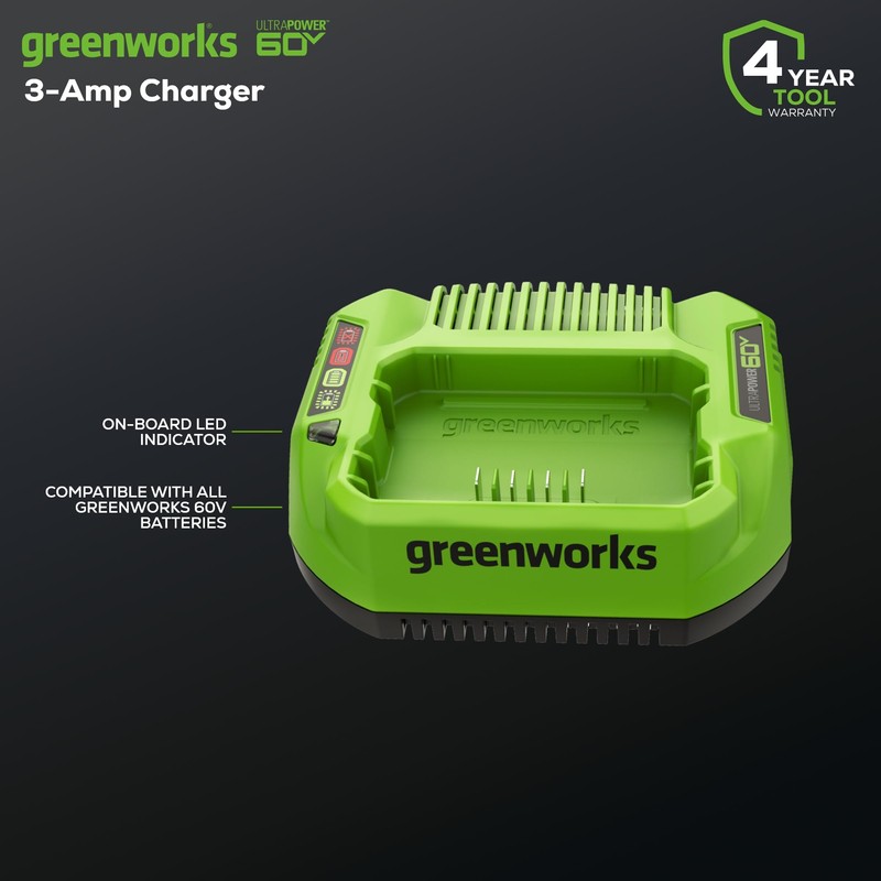 Greenworks Pro 60V 3A Standard Charger