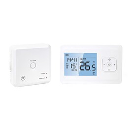 Thermostat, Wi-Fi Smart Thermostat Programmable Thermostat with RF Receiver Tabletop Wall-Mounted Style APP Control Voice Control Compatible with Alexa Google Assistant Gas Boiler Heating Temperature