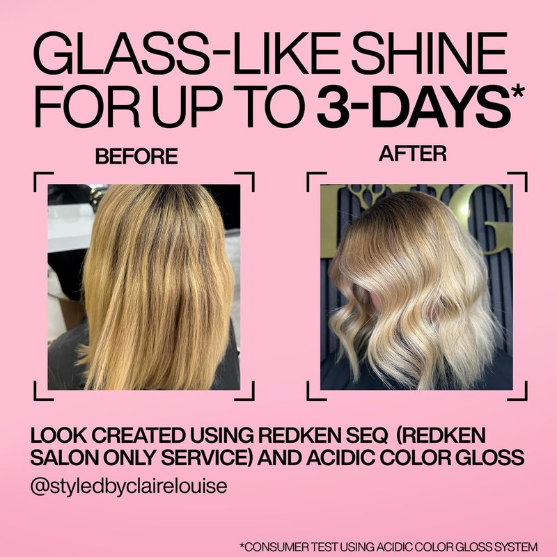 REDKEN Acidic Color Gloss Conditioner, Colour Protection, Glass-Like Shine, for