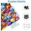 Jigsaw Puzzles for Adults 1000 Pieces-Colorful Seashell and Starfish, 1000