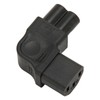IEC320 C6 to C13 Power Adapter 90 Degree 2.5A‑10A 250V