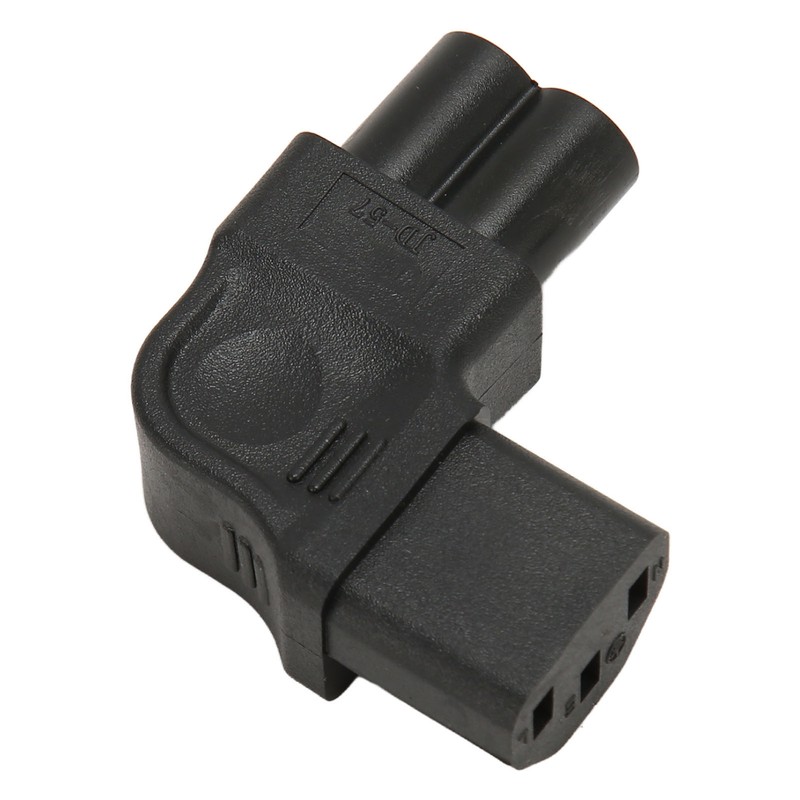 IEC320 C6 to C13 Power Adapter 90 Degree 2.5A‑10A 250V