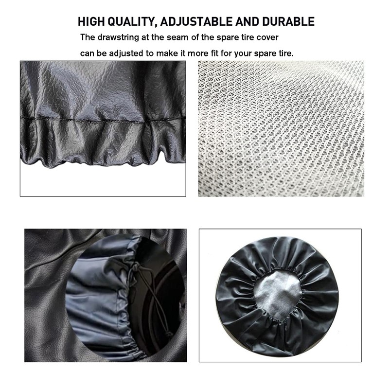 Spare Tire Cover Fit for Your SUV, Jeep, RV, Trailer,