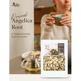 NICE WITCH'S Korean Angelica Root (Dang Gui) - 100% Pure Angelica gigas Sliced Herb, Natural Dried Herbal Tea 當歸 당귀 (4oz/114g)