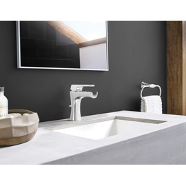 Pfister LG42-MF1K Pfister LG42MF1 Kelen Single Hole Bathroom Faucet with Waterfall Spout