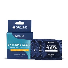 Stejar Extreme Clean toallita limpiadora para eliminar pasta térmica en superficies (Compatible con GPU, CPU, Consolas, Cámaras, Leds) (40 piezas)