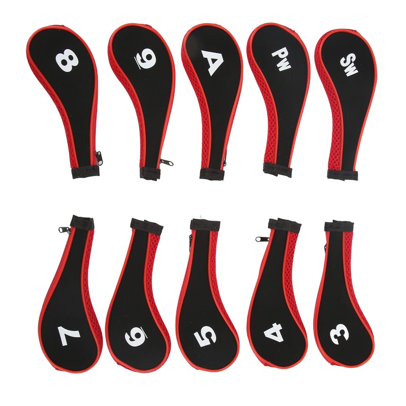 10Pcs Golf Club Head Cover Neoprene Golf Head Cover for