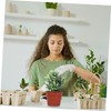 BESPORTBLE 20pcs Garden Nursery Pots Decorative Plastic Flower Pots Holes