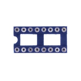 HUABAN 5pcs 2.54mm Pitch Round Pin DIP-16 DIP16 IC Test Socket Adapter Type