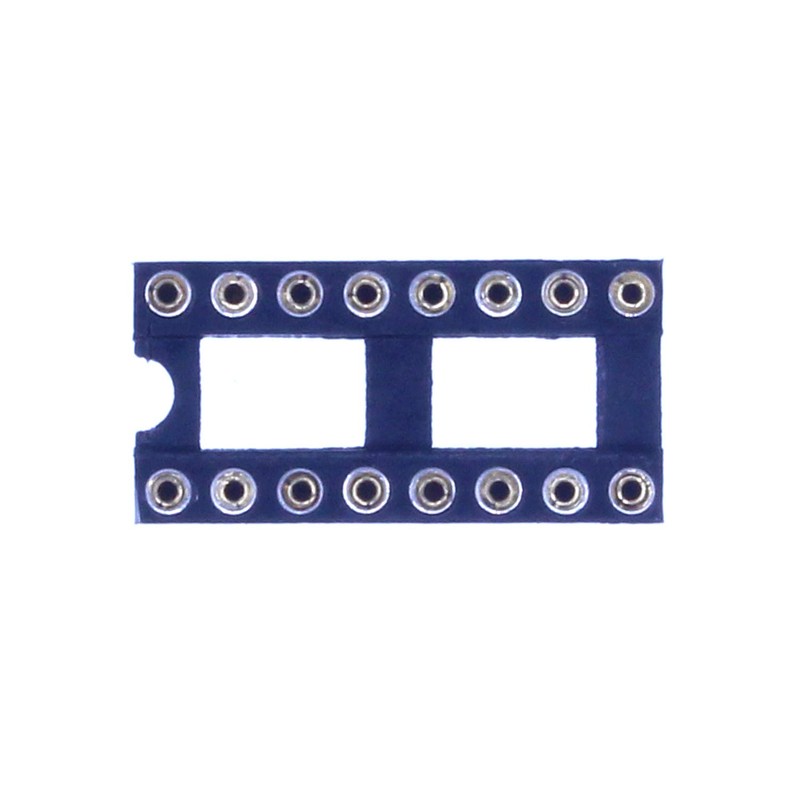HUABAN 5pcs 2.54mm Pitch Round Pin DIP-16 DIP16 IC Test