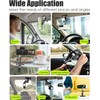 Charchendo Car Sun Visor Short Metal Arm Phone/GoPro Mount 4-7"