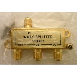 Trisonic TS-1103: 3 Way Splitter for Video Accessories w/ Screws