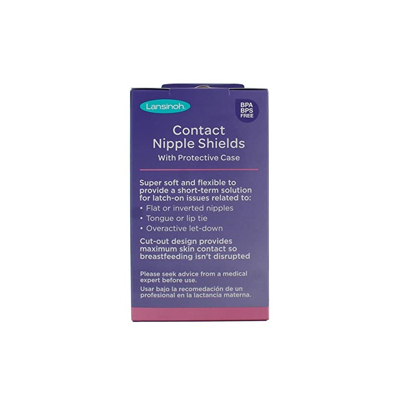Lansinoh Contact Nipple Shields, 2 Count (3 Pack)