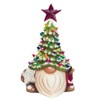 Christmas Tree Gnome Santa Claus Resin Faceless Dwarf Statue Christmas