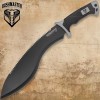 Bushmaster Kukri Machete Knife with Nylon Sheath | Sawback Blade